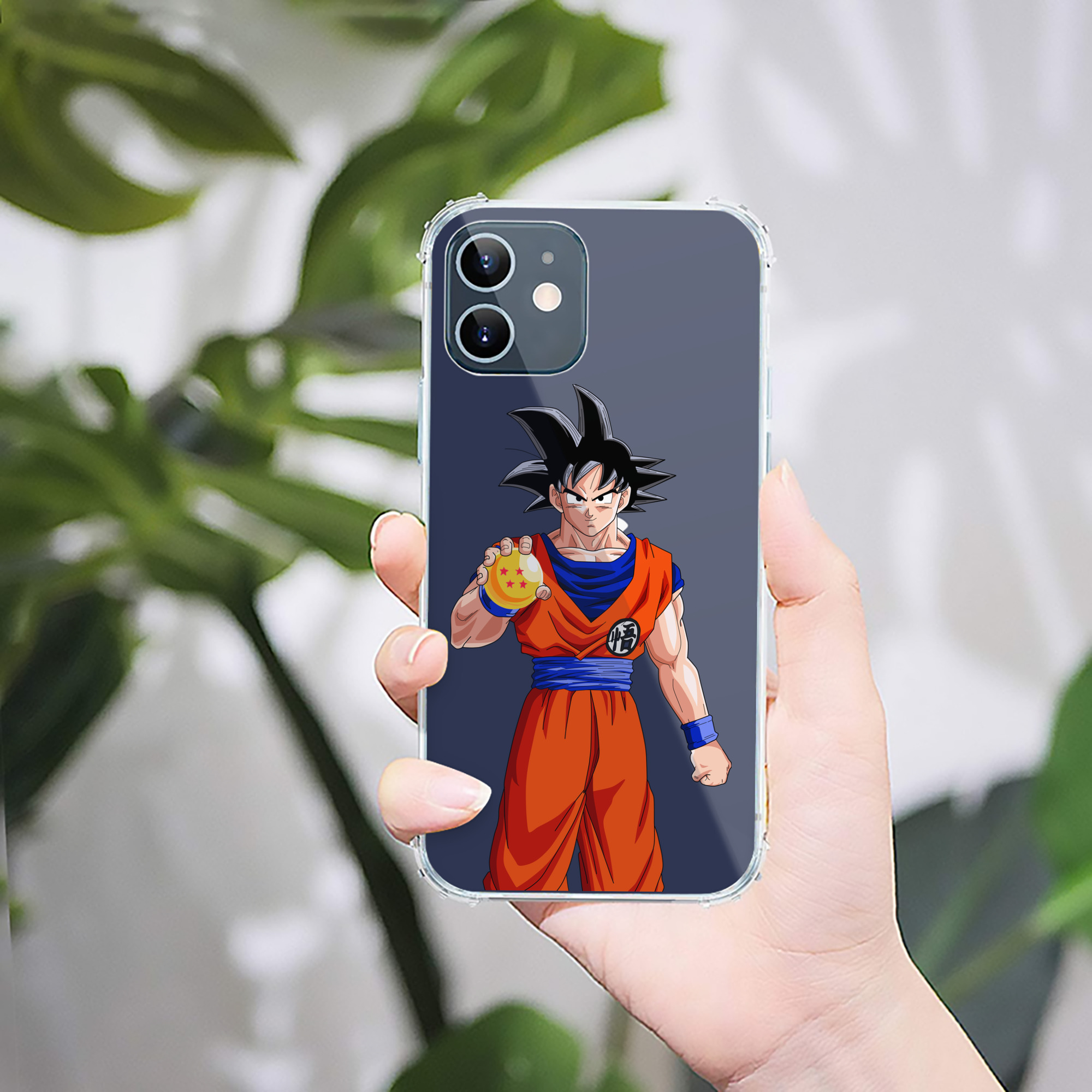 （画像用） ドラゴンボール 孫悟空（そん ごくう）Son Goku カカロット DRAGON BALL Kakarotto 【iPhone 12シリーズ対応】透明スマホケース（クリアソフトケース）